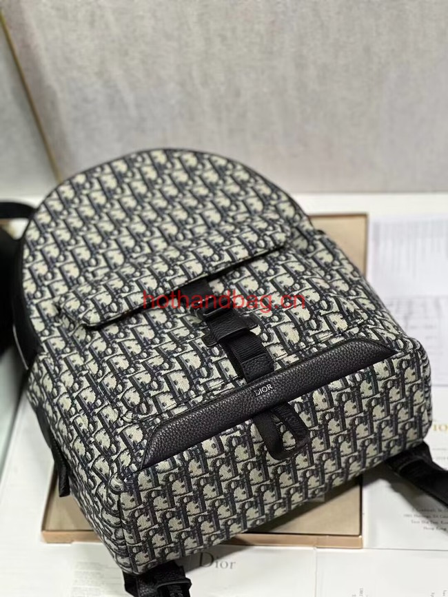 DIOR EXPLORER BACKPACK Beige and Black Dior Oblique Jacquard 1ESBA012YKY