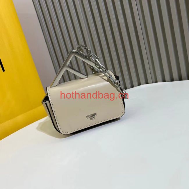 Fendi mini smooth leather bag F1089 Apricot