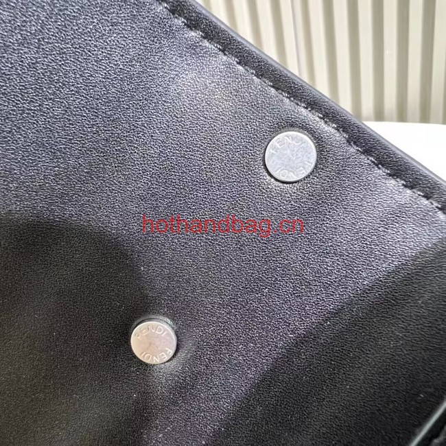 Fendi mini smooth leather bag F1089 black