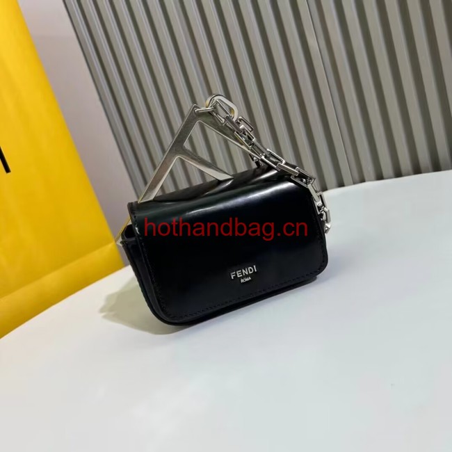 Fendi mini smooth leather bag F1089 black