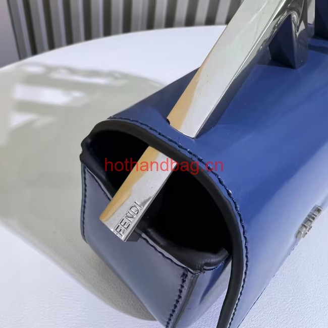 Fendi mini smooth leather bag F1089 blue