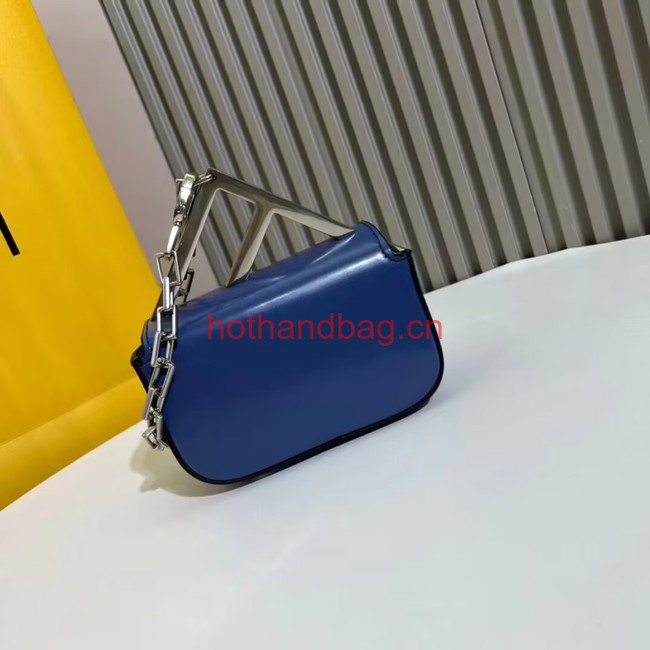 Fendi mini smooth leather bag F1089 blue