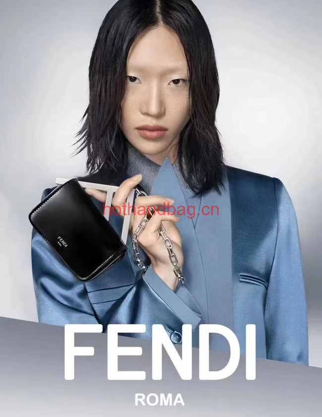 Fendi mini smooth leather bag F1089 green