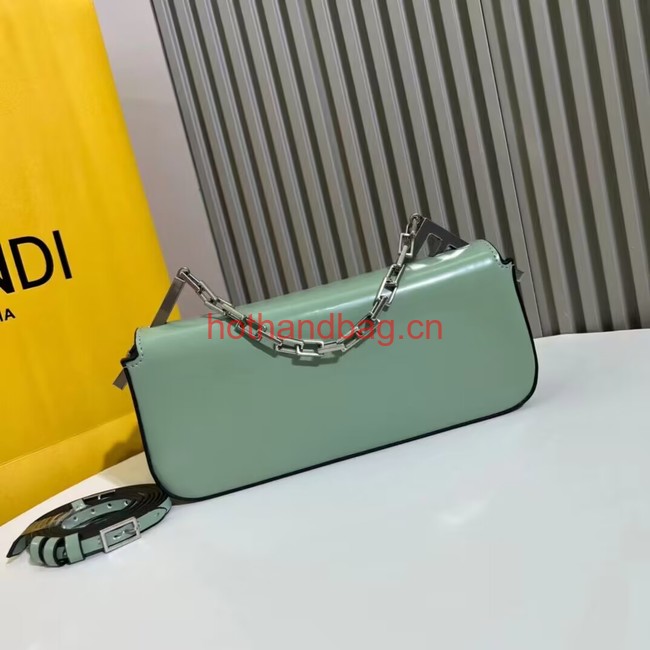 Fendi small smooth leather bag F1090 green