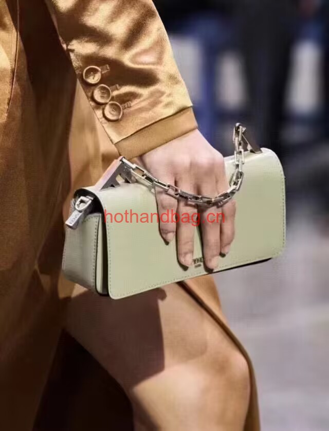 Fendi small smooth leather bag F1090 white