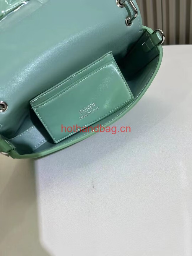 Fendi Baguette leather bag F1531 green
