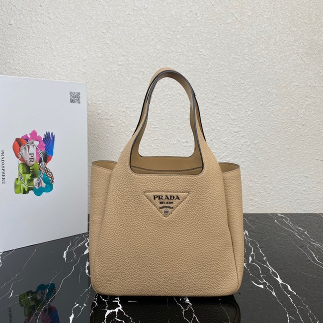 Prada Medium leather tote 1BG335 Beige