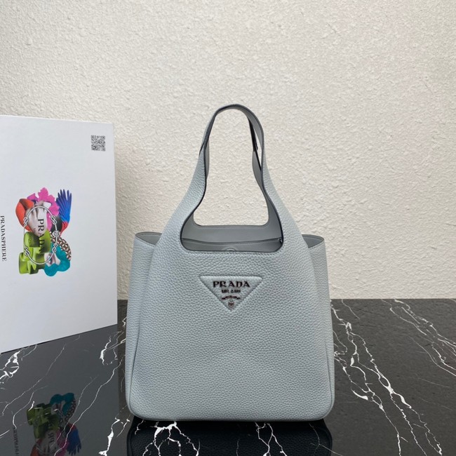 Prada Medium leather tote 1BG335 Cornflower