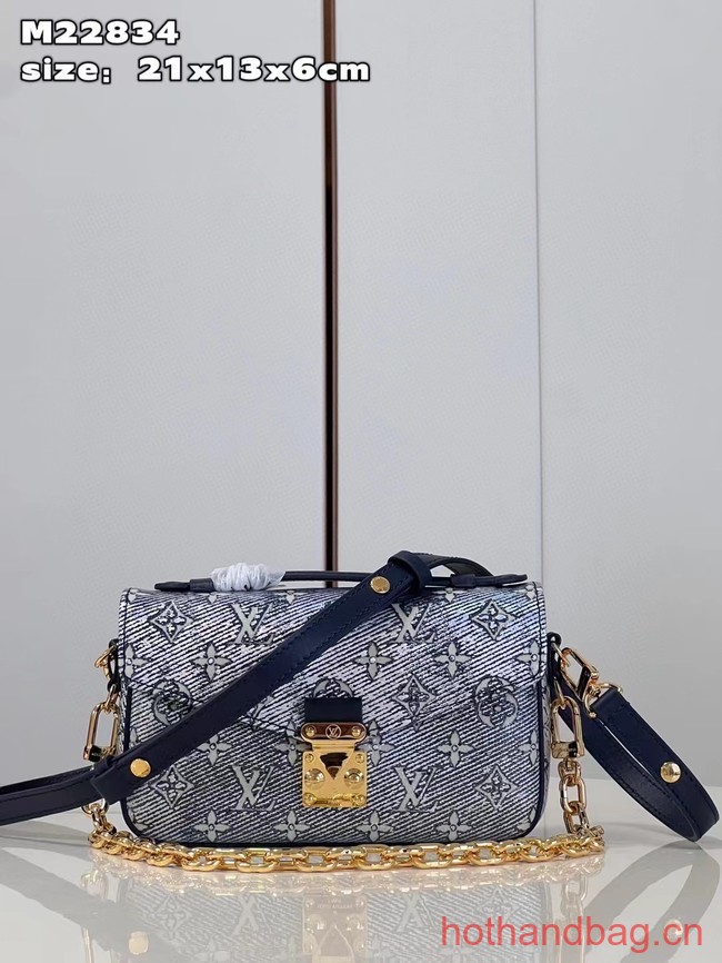 Louis Vuitton Pochette Metis East West M22834 Blue