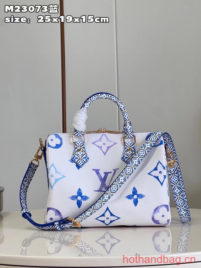 Louis Vuitton Speedy Bandouliere 25 M23073 BLUE