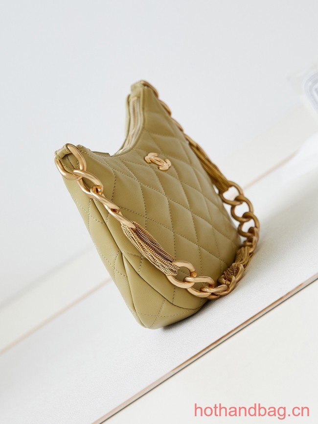 CHANEL HOBO HANDBAG AS4220 Khaki