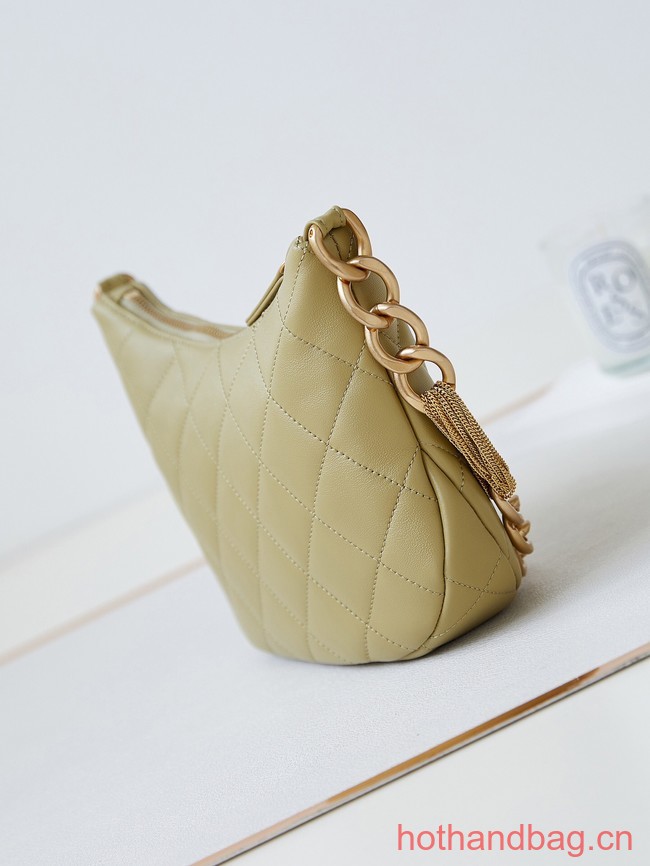 CHANEL HOBO HANDBAG AS4220 Khaki