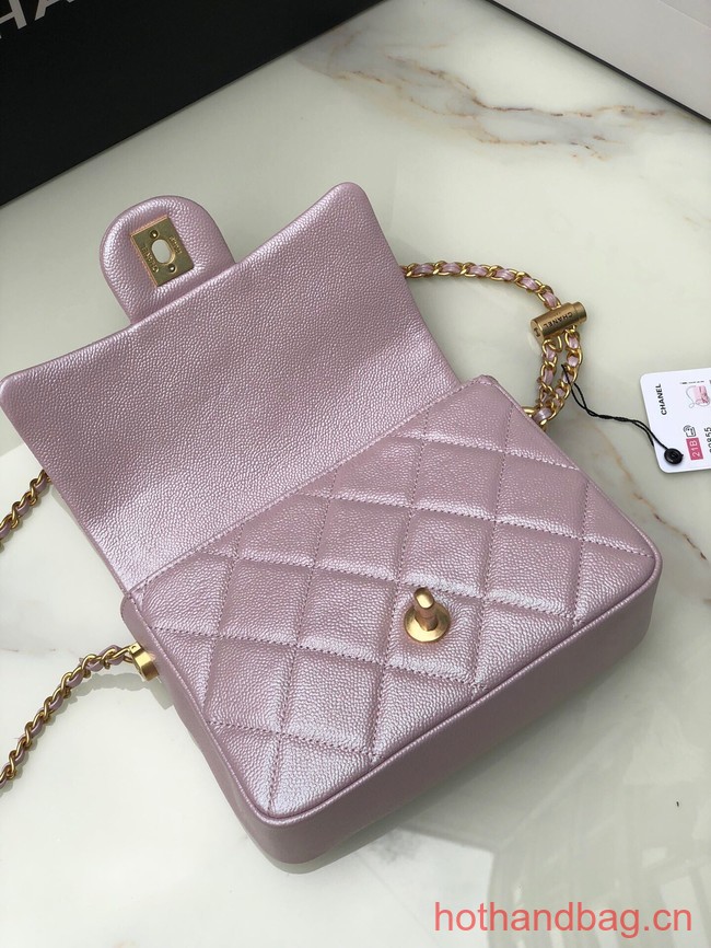 Chanel SMALL FLAP BAG AS2855 pink
