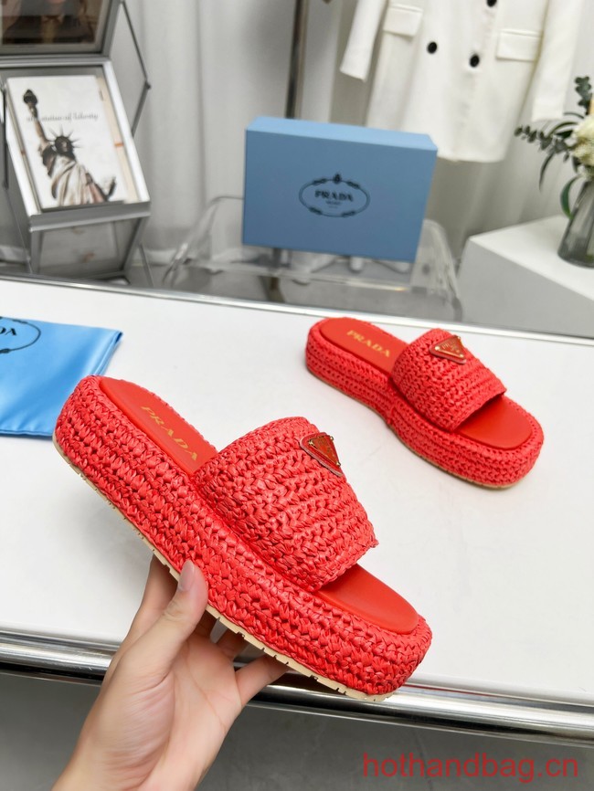 Prada Crochet flatform slides 93590-1