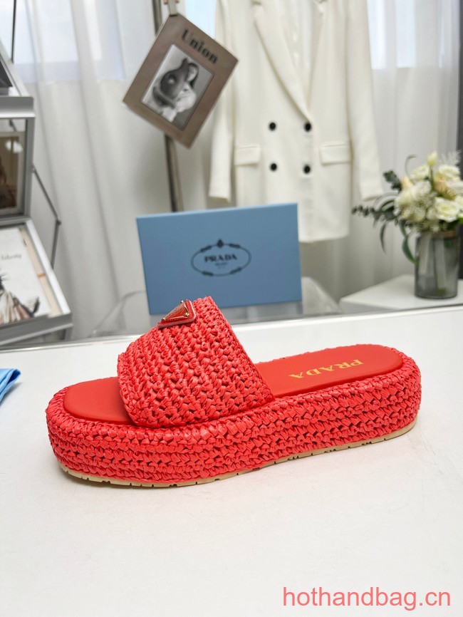 Prada Crochet flatform slides 93590-1