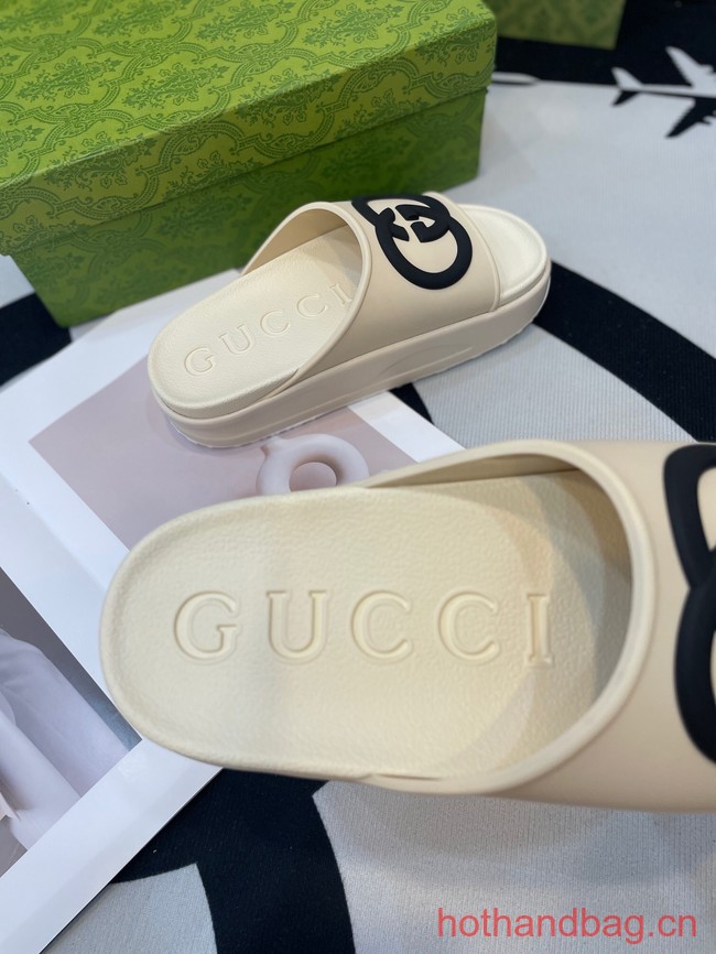 Gucci WOMENS SLIDE SANDAL WITH INTERLOCKING G 93594-1
