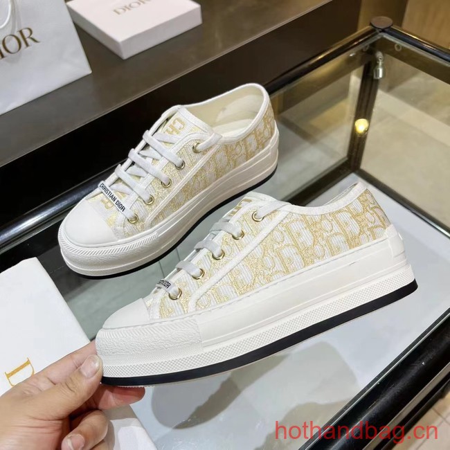 WALK N DIOR SNEAKER Dior Oblique Embroidered Cotton 93626-5