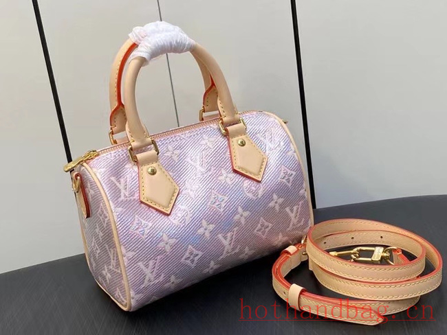 Louis Vuitton Speedy Bandouliere 20 M22849 Monoglam Rose