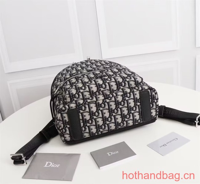 DIOR BACKPACK Beige and Black Dior Oblique Jacquard CM1089