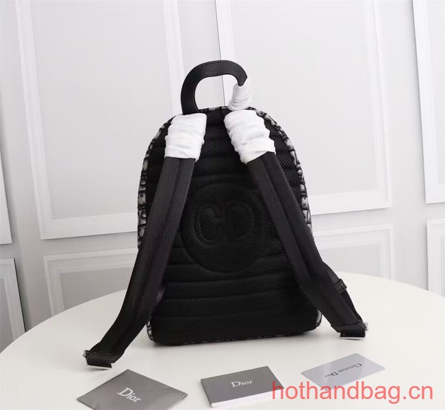 DIOR BACKPACK Beige and Black Dior Oblique Jacquard CM1089