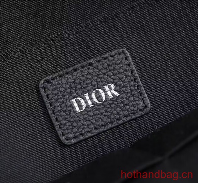 DIOR BACKPACK Black Dior Oblique Jacquard Grained Calfskin CM1088-2