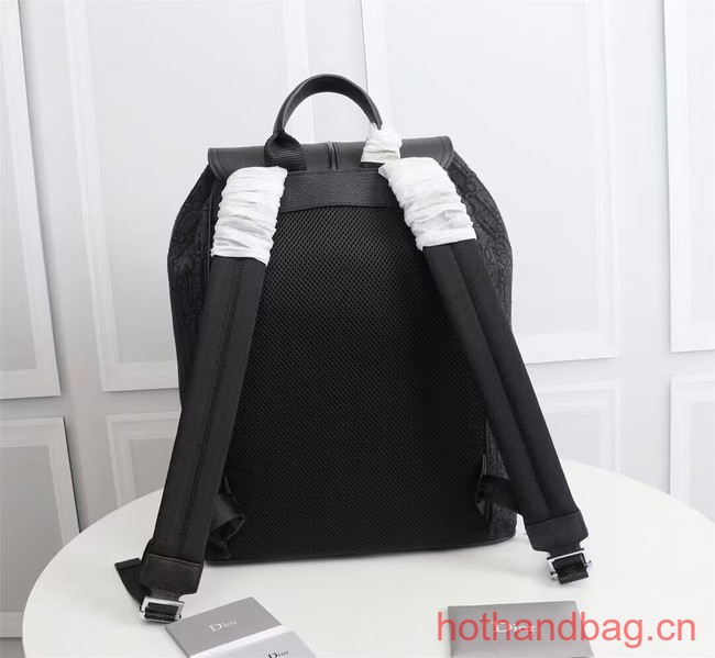 DIOR BACKPACK Black Dior Oblique Jacquard and Black Grained Calfskin CM1062A