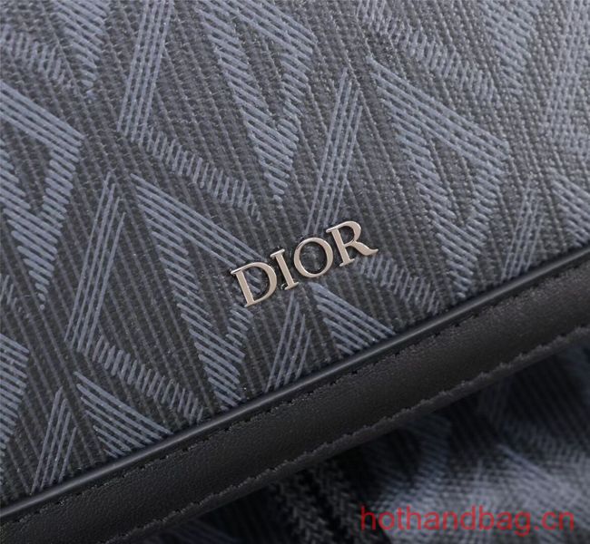 DIOR HIT THE ROAD BACKPACK Black CD Diamond Canvas 1ESBA163CDP