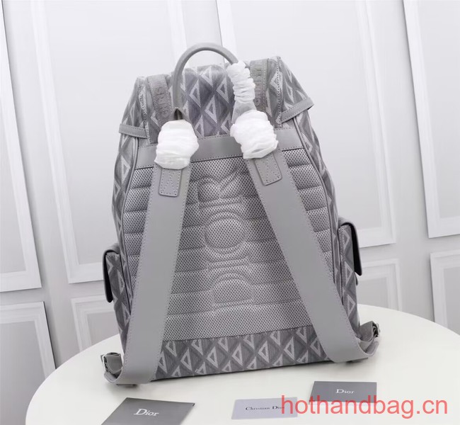 DIOR HIT THE ROAD BACKPACK Dior Gray CD Diamond Canvas 1ESBA163CDP