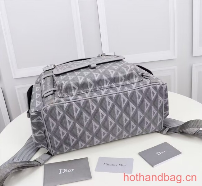 DIOR HIT THE ROAD BACKPACK Dior Gray CD Diamond Canvas 1ESBA163CDP