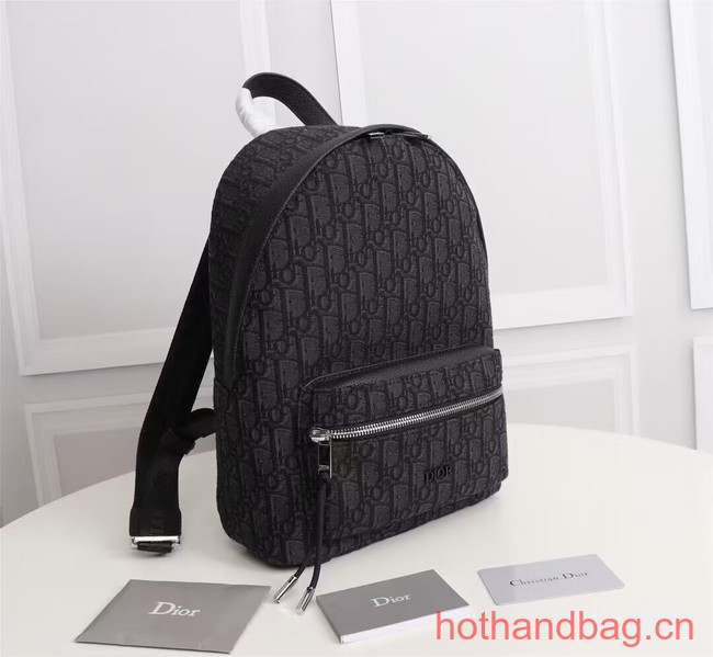 DIOR BACKPACK Oblique Jacquard CM1089 black