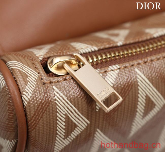 Dior Essentials SADDLE BAG Diamond Canvas 1ADPO093 brown