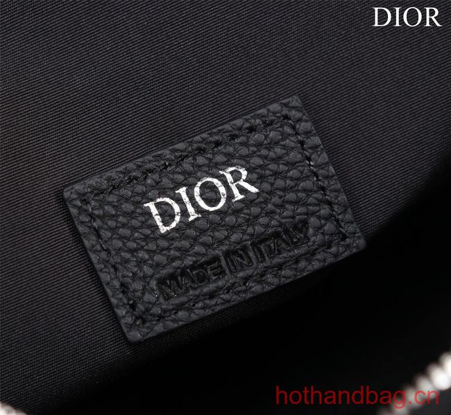 Dior Essentials SADDLE BAG Grained Calfskin 1ADPO093B black&white