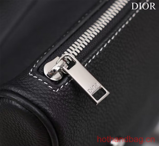 Dior Essentials SADDLE BAG Grained Calfskin 1ADPO093E BLACK