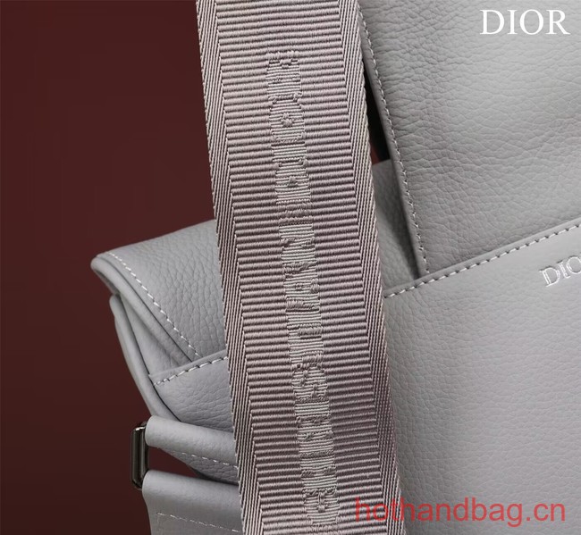 Dior Essentials SADDLE BAG Grained Calfskin 1ADPO093f-1 WHITE