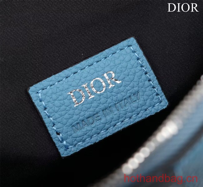 Dior Essentials SADDLE BAG Grained Calfskin 1ADPO093f-1 blue