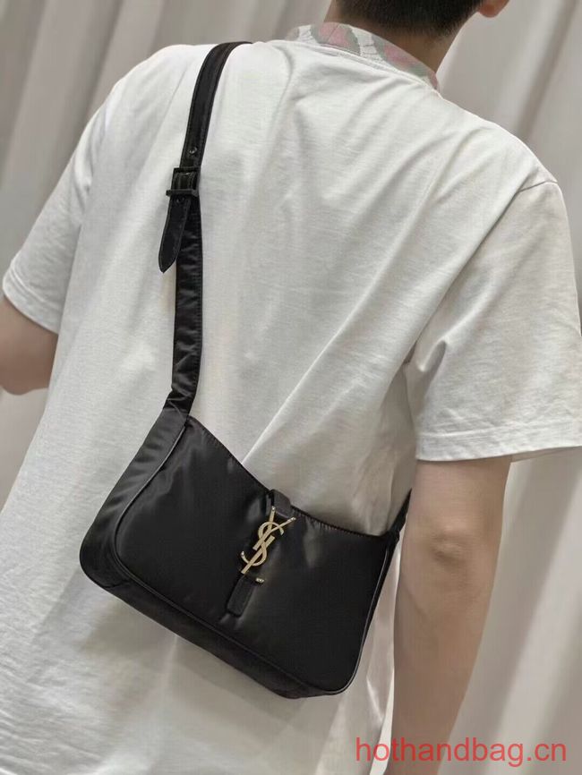 SAINT LAURENT Nylon Shoulder Bag Y988228A black