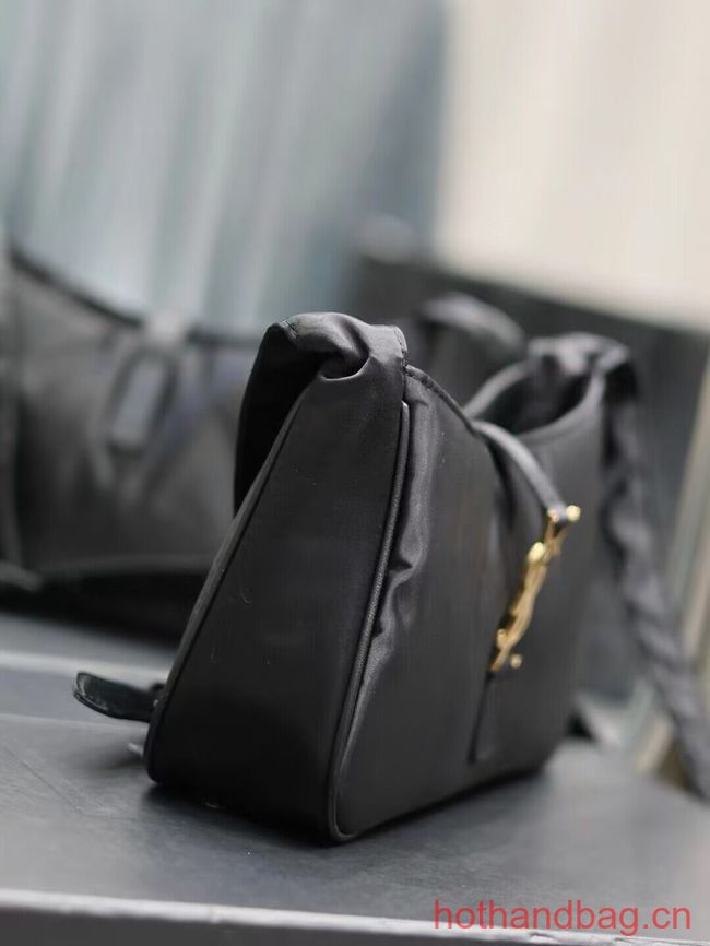 SAINT LAURENT Nylon Shoulder Bag Y988228B black