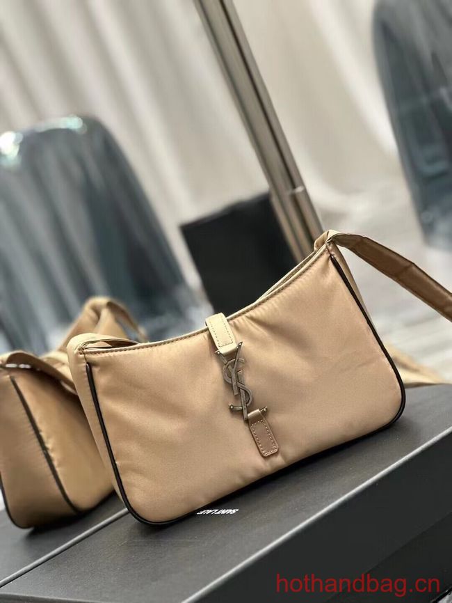 SAINT LAURENT Nylon Shoulder Bag Y988228 apricot