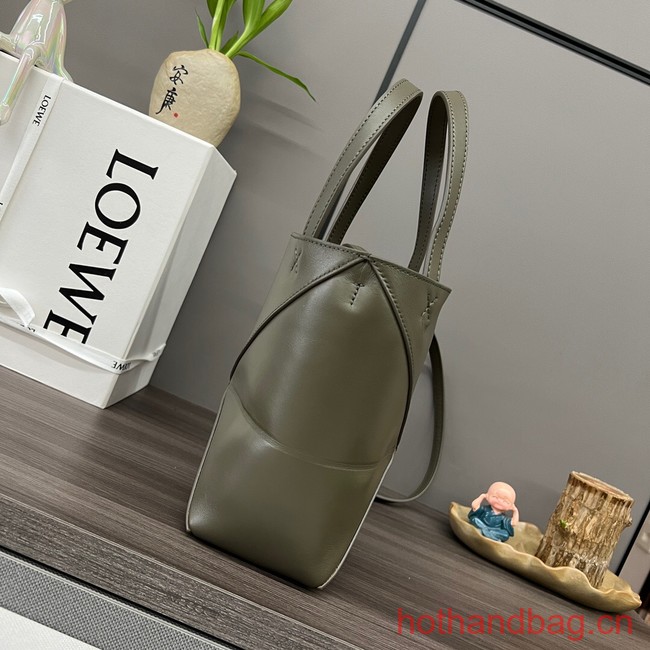 Loewe Original Leather small Shoulder bag 052322 Khaki