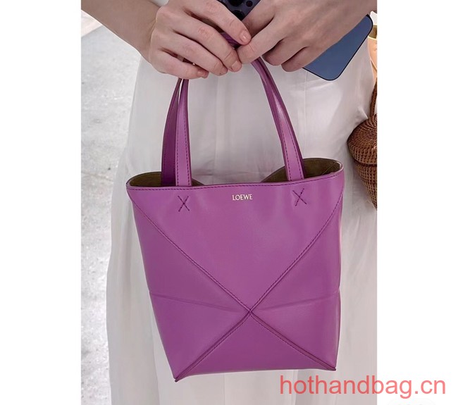 Loewe Original Leather small Shoulder bag 052322 Purple