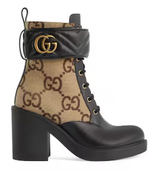 Gucci WOMENS BOOT WITH DOUBLE G 93643-2