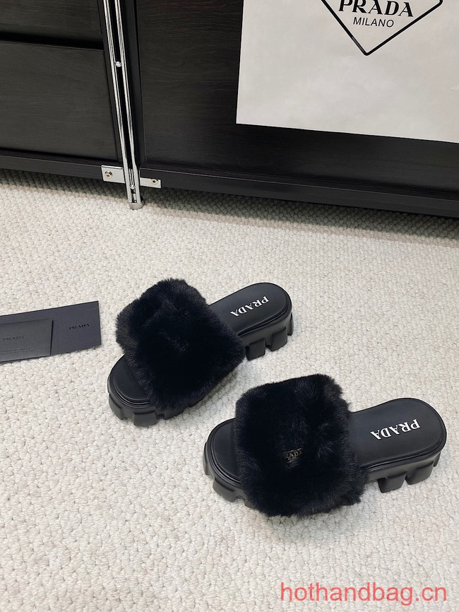 Prada Shearling slides 93648-1