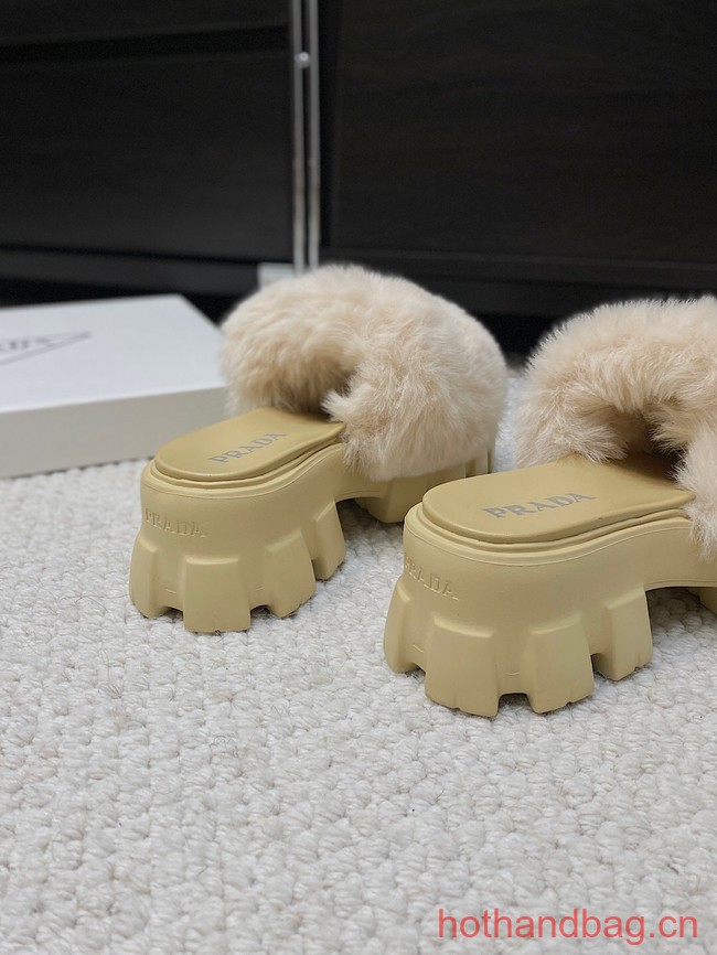 Prada Shearling slides 93648-3