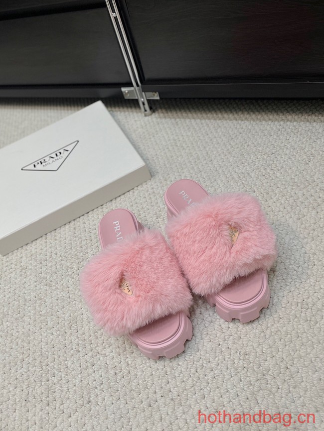 Prada Shearling slides 93648-4