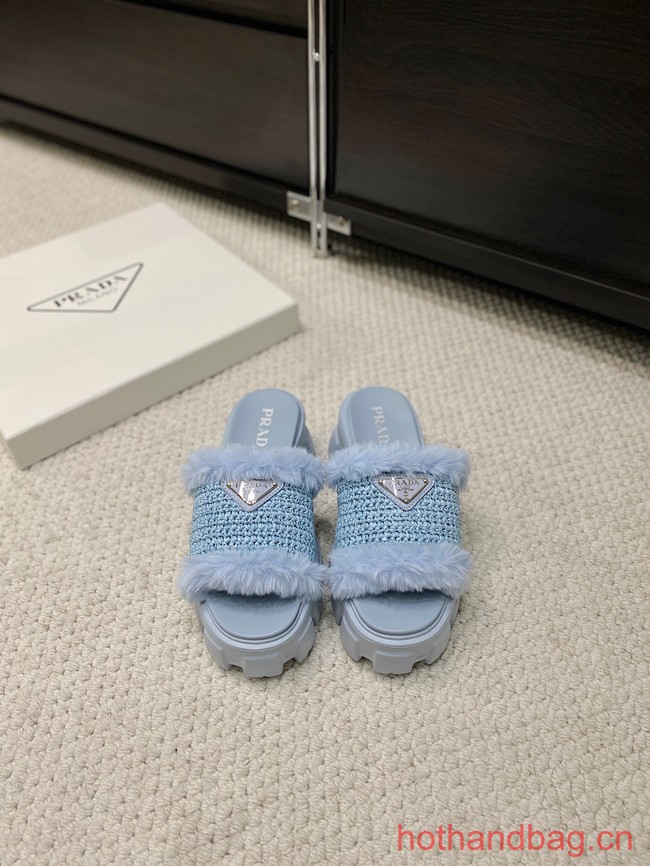 Prada Shearling slides 93648-9