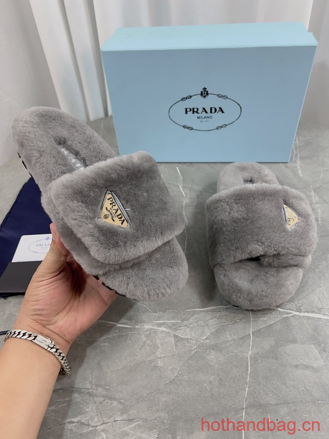 Prada Shearling slides 93645-1