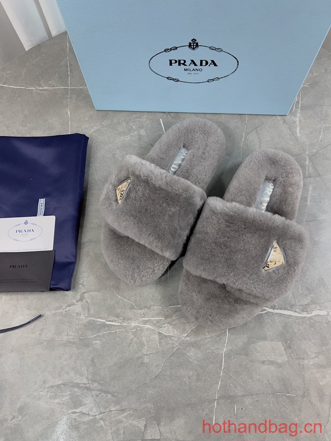 Prada Shearling slides 93645-1