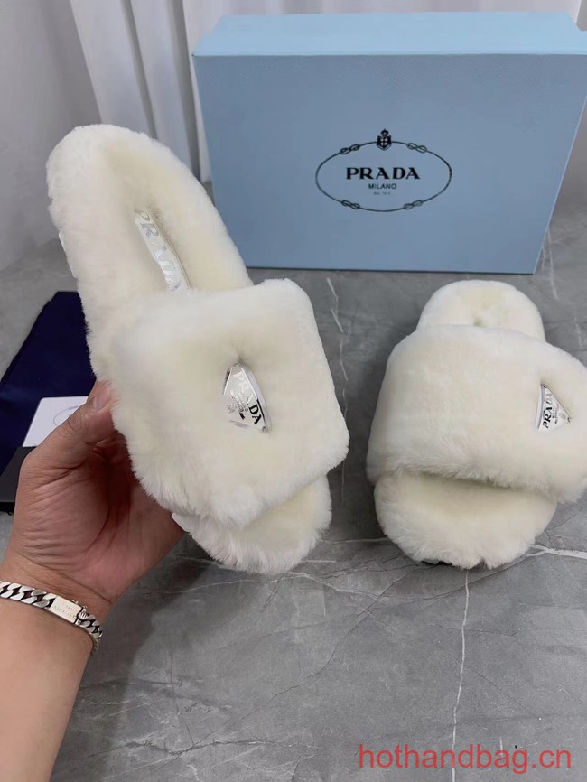 Prada Shearling slides 93645-4