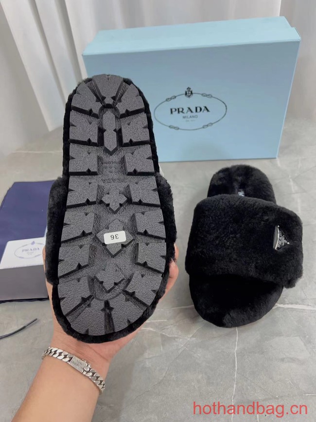 Prada Shearling slides 93645-5