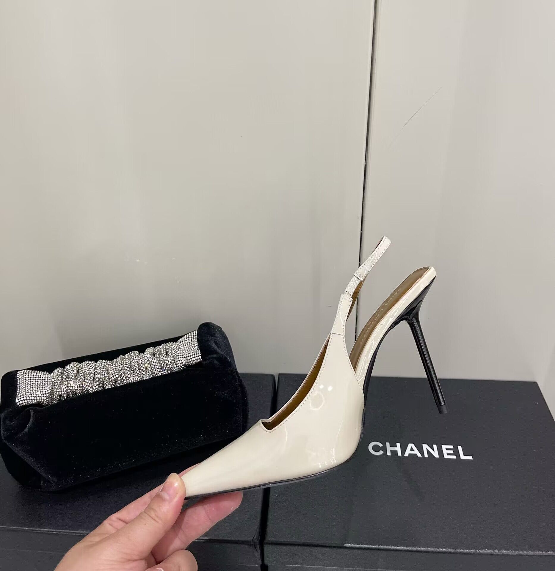 Saint Laurent Shoes heel height 10CM 63301 White